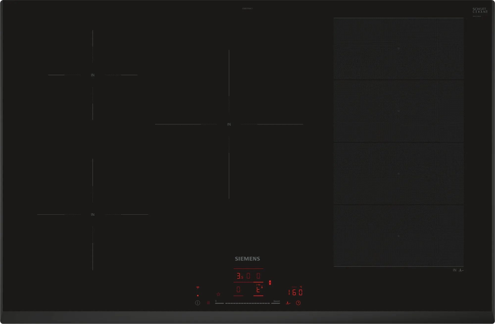 Siemens EX851HVC1E | Induction Hob | Black