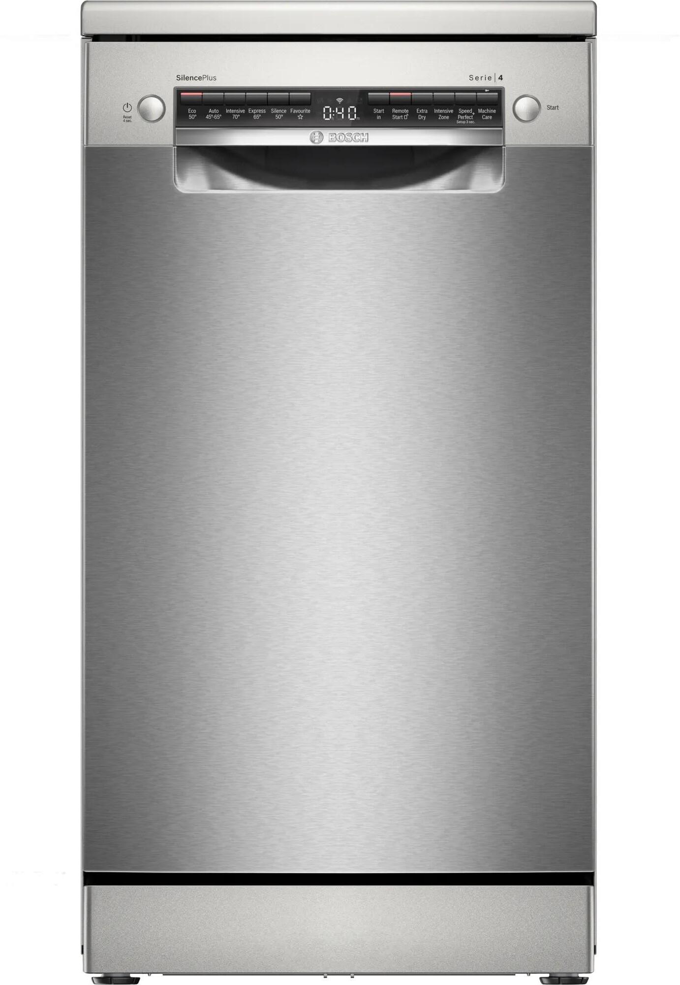 Bosch SPS4HMI49G 45 Cm Dishwasher Silver Inox