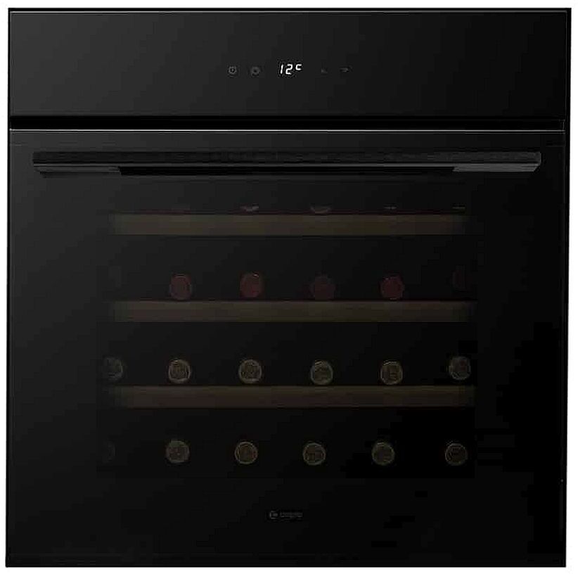 Caple WC6100BG Wine Cooler Black Glass