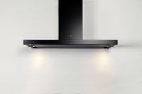 Novy Wall Mounted Hood 7612-FLATLINE-WALL-120CM - Black
