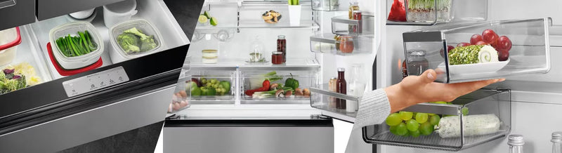 AEG Freestanding American Fridge Freezers