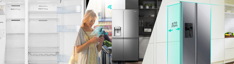 Hisense American Fridge Freezers