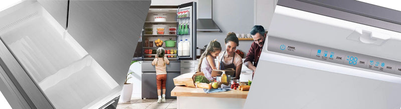 Hisense Freestanding American Fridge Freezers