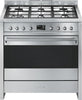 Smeg Range Cooker Dual Fuel A1-9 - Stainless Steel