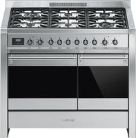 Smeg Range Cooker Dual Fuel A2-81 - Stainless Steel