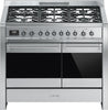 Smeg Range Cooker Dual Fuel A2-81 - Stainless Steel