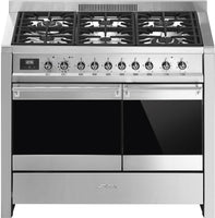 Smeg Range Cooker Dual Fuel A2PY-81 - Stainless Steel