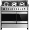 Smeg Range Cooker Dual Fuel A2PY-81 - Stainless Steel