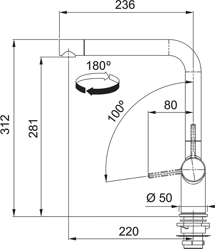 ACTIVE-L-SWIVEL-CHR