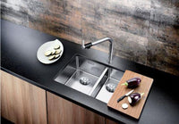 Blanco 1.5 Bowl Sink BLANCOANDANO-340-180-U-LHB - Stainless Steel