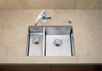 Blanco 1.5 Bowl Sink BLANCOCLARON-340-180U-RHB - Stainless Steel