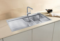 Blanco 1.5 Bowl Sink BLANCODIVON6-SIF-RHB - Stainless Steel