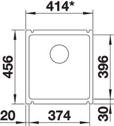 BLANCOSUBLINE-375U-WH