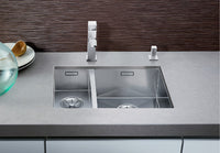 Blanco 1.5 Bowl Sink BLANCOZEROX-340-180U-RHB - Stainless Steel