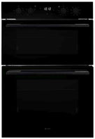 Caple Double B/I Oven Electric C3371BG - Black Glass