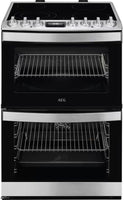AEG Slot In Cooker Ceramic CCB6741ACM - Stainless Steel