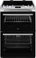 AEG Slot In Cooker Ceramic CCX6540ACM - Stainless Steel