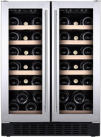 CDA Freestanding Wine Cooler CFWC624SS - Stainless Steel