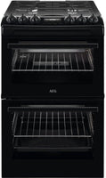 AEG Slot In Cooker Gas Nat CGX1130ACB - Black