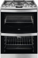 AEG Slot In Cooker Dual Fuel CKB6541ACM - Stainless Steel
