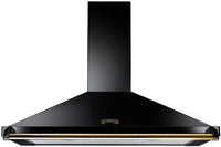 Rangemaster Chimney Hood CLAHDC90BB - Black / Brass