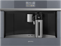 Smeg Coffee Machine CMS4104S - Silver Glass