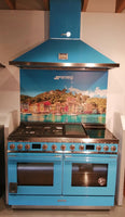 Smeg Range Cooker Dual Fuel CPF120IGMPT+KPF12T-EX-DISPLAY - Turquoise