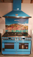 Smeg Range Cooker Dual Fuel CPF120IGMPT+KPF12T-EX-DISPLAY - Turquoise