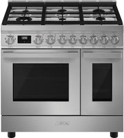 Smeg Range Cooker Dual Fuel CPF92GMX - Stainless Steel