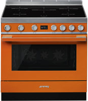 Smeg Range Cooker Induction CPF9IPOR - Orange