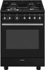 Smeg Slot In Cooker Dual Fuel CX61GMBL - Black