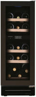 Dunavox Built In Wine Cooler DAUF-16-64DBH - Black Glass