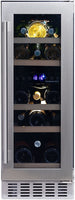 Dunavox Built In Wine Cooler DAUF-17-58DSS - Stainless Steel