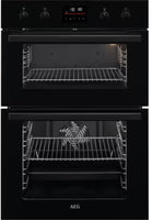 AEG Double B/I Oven Electric DCB535060B - Black