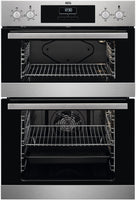 AEG Double B/I Oven Electric DEX33111EM - Stainless Steel