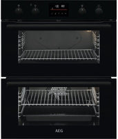 AEG Double B/U Oven Electric DUB535060B - Black