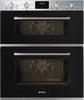 Smeg Double B/U Oven Electric DUSF400B - Black