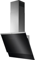 AEG Angled Hood DVE5671HG - Black Glass / Stainless Steel