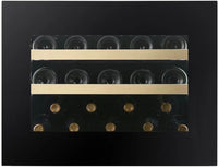 Dunavox Built In Wine Cooler DVN-19-50B-TO - Black Glass