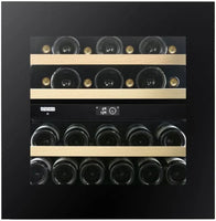 Dunavox Built In Wine Cooler DVN-25-65DB-TO - Black Glass