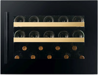 Dunavox Built In Wine Cooler DVP-19-50B - Black Glass