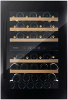 Dunavox Built In Wine Cooler DVS-44-120DB - Black Glass