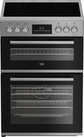 Beko Slot In Cooker Ceramic EDC6731S - Silver