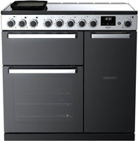 Rangemaster Range Cooker Induction EDDL90EIGBLK-CM1 - Black / Chrome