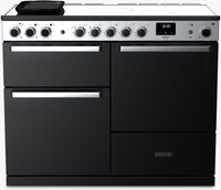 Rangemaster Range Cooker Induction EDDLO110EIGBLK-CM1 - Black / Chrome