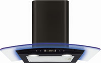 CDA Chimney Hood EKP60BL - Black