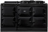 Aga  Range Cooker Electric ER71505EBWOBLK - Black Edition
