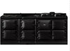 Aga  Range Cooker Dual Fuel ER72107EBIGBLK - Black Edition