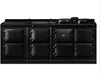 Aga  Range Cooker Electric ER72107EBWEBLK - Black Edition