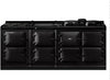 Aga  Range Cooker Electric ER72107EBWGBLK - Black Edition
